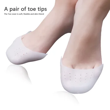 1 Par Ultra-mehke Silikonske Nogi Rokav Toe Zaščite Balet Čevlji Nogi Nego Blazine Prstih Zaščitni Rokav Za Nego Stopal