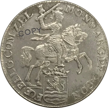 1758 Nizozemska 1 Ducaton Cupronickel (Pozlačeno Srebro Zbirateljskih Kopija Kovanca