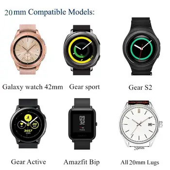 20/22 mm Pas Za Samsung Galaxy Watch 3/Aktivna 2/Prestavi S3 46mm 42mm Pravega Usnja zapestnica Huawei Watch GT 2/2e/pro traku 20/22