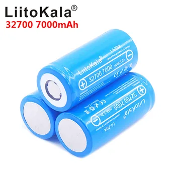 2020 novo LiitoKala Lii-70A 32700 3.2 v 7000mAh lifepo4 baterije za ponovno polnjenje celic 5C praznjenje baterije za shranjevanje Energije svetilka