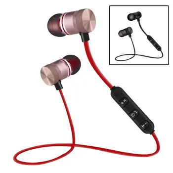 5.0 Bluetooth Slušalke Športne Neckband Magnetni Brezžične slušalke Stereo Čepkov Glasbo, Slušalke Z Mikrofonom Za Vse Telefone