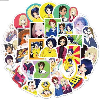 50Pcs Anime ČUDNO JAJCE PREDNOST Nalepke Ai Rika Neiru Momoe Sawaki Nalepke, Cosplay Prtljage Kitara Telefon DIY Risanka Dekor