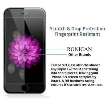 9H Polno Kritje Kaljeno Steklo Za iPhone 7 8 Plus XS Max XR Screen Protector Zaščitno folijo Na iPhone 6 6s Plus X XS 5 5s 5c SE