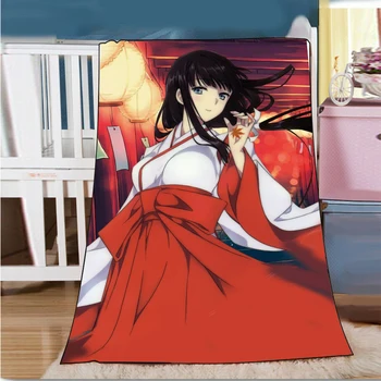 Anime Flis Odeja Je Nepravilna, na Čarobno Visoka Šola Shiba Miyuki kimono Odeje in Bedspreads za Postelje