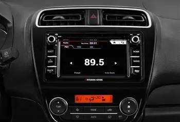 Avto Multimedijski Predvajalnik Tesla Zaslon Android 10 Igralec Carplay Za Mitsubishi Mirage 2012-2016 GPS Navigacija Glavo Enota DVD