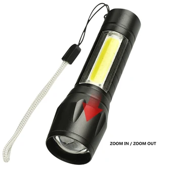 Baterijska svetilka Svetilka 2000 Lumnov Luč za Kampiranje XP-G V5 Zgrajena v 14500 Usb Polnilne Baterije Penlight vodoodporna Led Svetilka