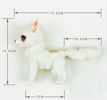 BJD lutka 1/8 fox darilo za rojstni dan Visoke Kakovosti, ki se Oblikuje lutkovno Igrače darilo Dolly Model golih Zbirka