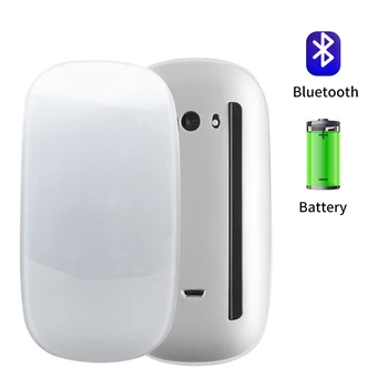 Bluetooth 5.0 Brezžični Čarobno Miško za ponovno Polnjenje Laser Tiho Arc Touch Mause Ergonomska Računalnik, Ultra-Tanek Miši Za Apple Mac PC
