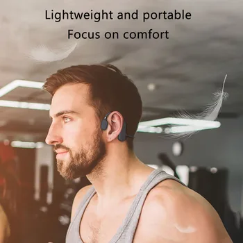 Brezžična tehnologija Bluetooth 5.0 Slušalke na uho, Kosti-Prevajanje Bluetooth Slušalke Nepremočljiva Šport TWS Bluetooth Slušalke