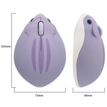 CHUYI 2.4 G Wireless Optical Mouse Cute Hrčka Risanka Design Računalnik Miši Ergonomska Mini 3D Iger na srečo Urad Miške Otrok je Dar,