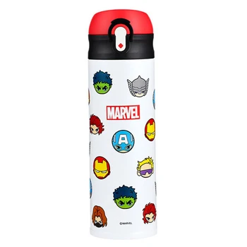 Disney Vode Pokal 316 Nerjavnega Stee Otrok Captain Marvel Iron Man Thermos Steklenico Toplo Fant Darilo 480ML