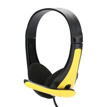 Gaming Žične Slušalke-Nad-uho Stereo Bas Slušalke 3.5 mm, Mikrofon Za Prenosni Računalnik Gamer MP3 Predvajalnik Visoke Kakovosti VROČE