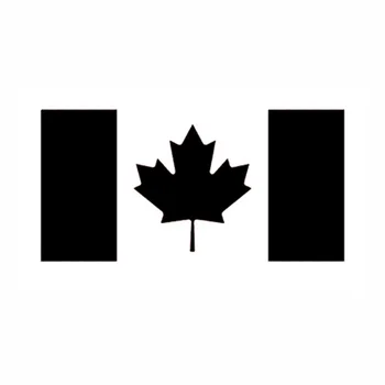 Kanadsko Zastavo Vzorec Moda Avto Nalepke Avtomobile, Motorna kolesa Dodatki Zunanjost Vinilne Nalepke za Bmw Okno Wc Wal