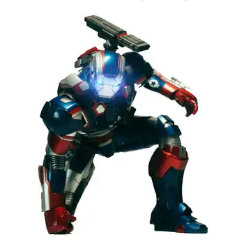 Marvel Avengers Iron Man Vojni Stroj Patriot, Ki Se Oblikuje Sklepe Premično Gk Model Kip Deco Izterjavi Slika Igrača Darilo