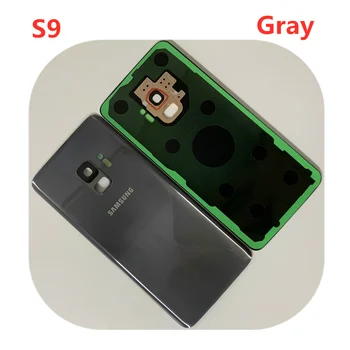 Nazaj Zadnje Steklo Ohišje SAMSUNG Zadnji Pokrov Baterije Za Samsung Galaxy S9 G960 SM-G960F S9 Plus S9+ G965 SM-G965F NOTE9 N960FD