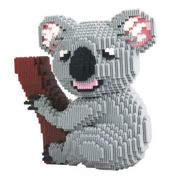 Risanka Koala uganka gradniki Mini Diamond Opeke Določa Lepa Žival 3D Model Izobraževalne Igrače Za Otroka Darilo za Rojstni dan