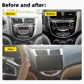 Za Hyundai Solaris Naglas Verna 2010-2016 2 din Android Avtomobilski Stereo sistem GPS, WIFI, Radijski medijski Predvajalnik Videa glavne enote