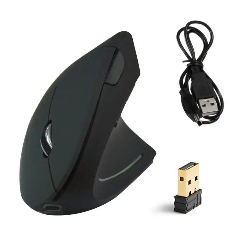 Brezžična Miška Ergonomske Optični 2.4 G Zapestje Zdravljenje Navpično USB, Ergonomska Miši Gaming Miška Igralec Za PC Gaming Udobno 0