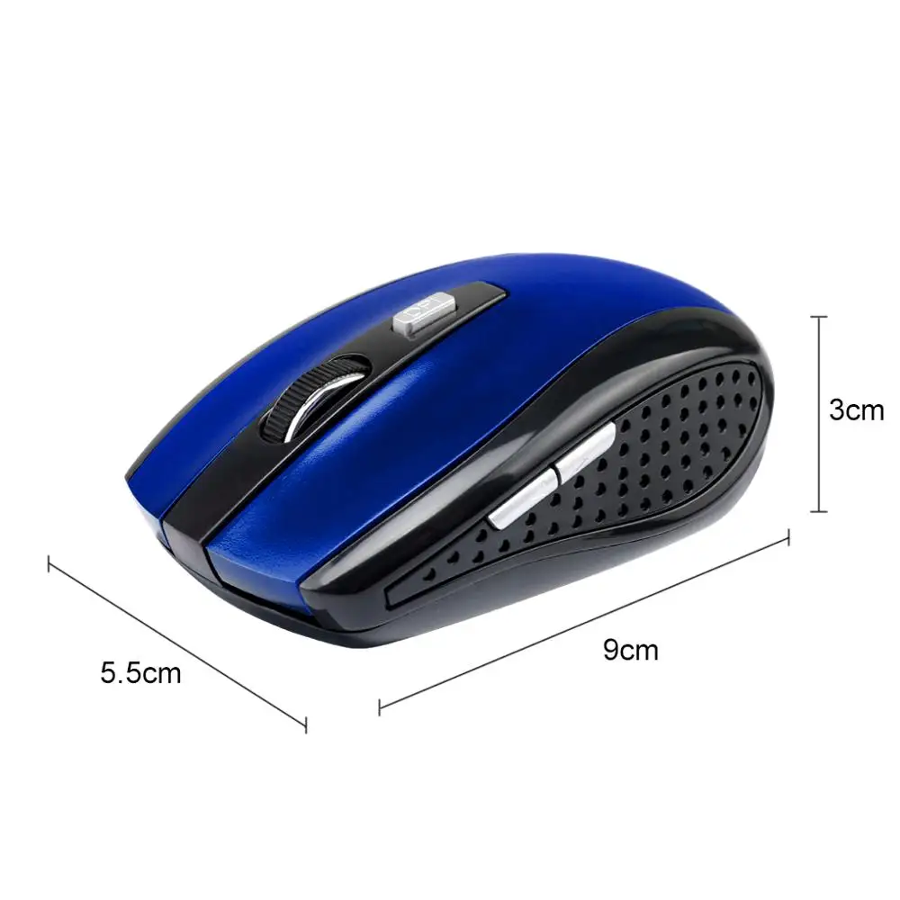 Gaming 2,4 GHz Wireless Mouse USB Sprejemnik Pro Gamer Za Prenosni RAČUNALNIK Namizni Računalnik 6 Gumbi, Optična Miška Miši 3